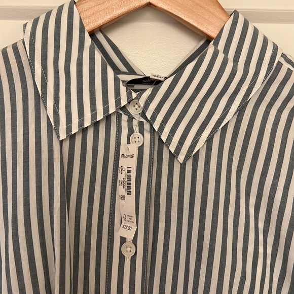 NWT Madewell Short Sleeve Button-up - Picture 6 of 8
